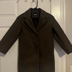 Zara Kids Dark Brown Coat